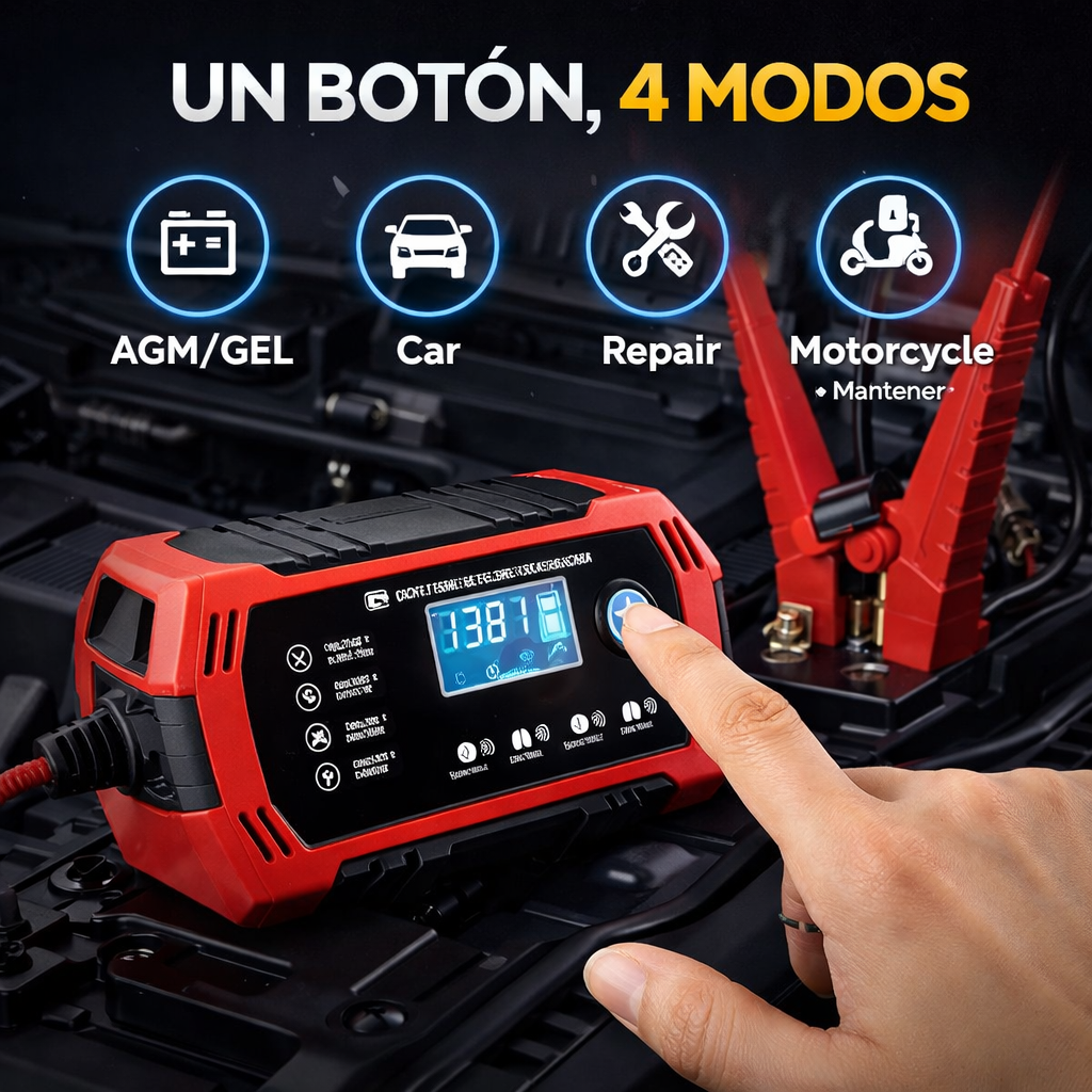 Cargador Inteligente 12v pantalla